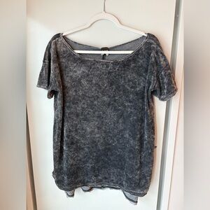 We The Free Charcoal Short Sleeve Tee